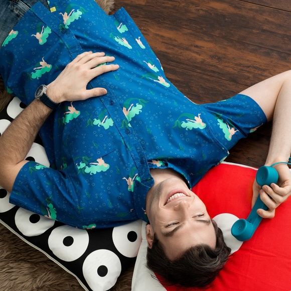 Under The Sea Printed Short Sleeve Shirt - Picture 3 of 7